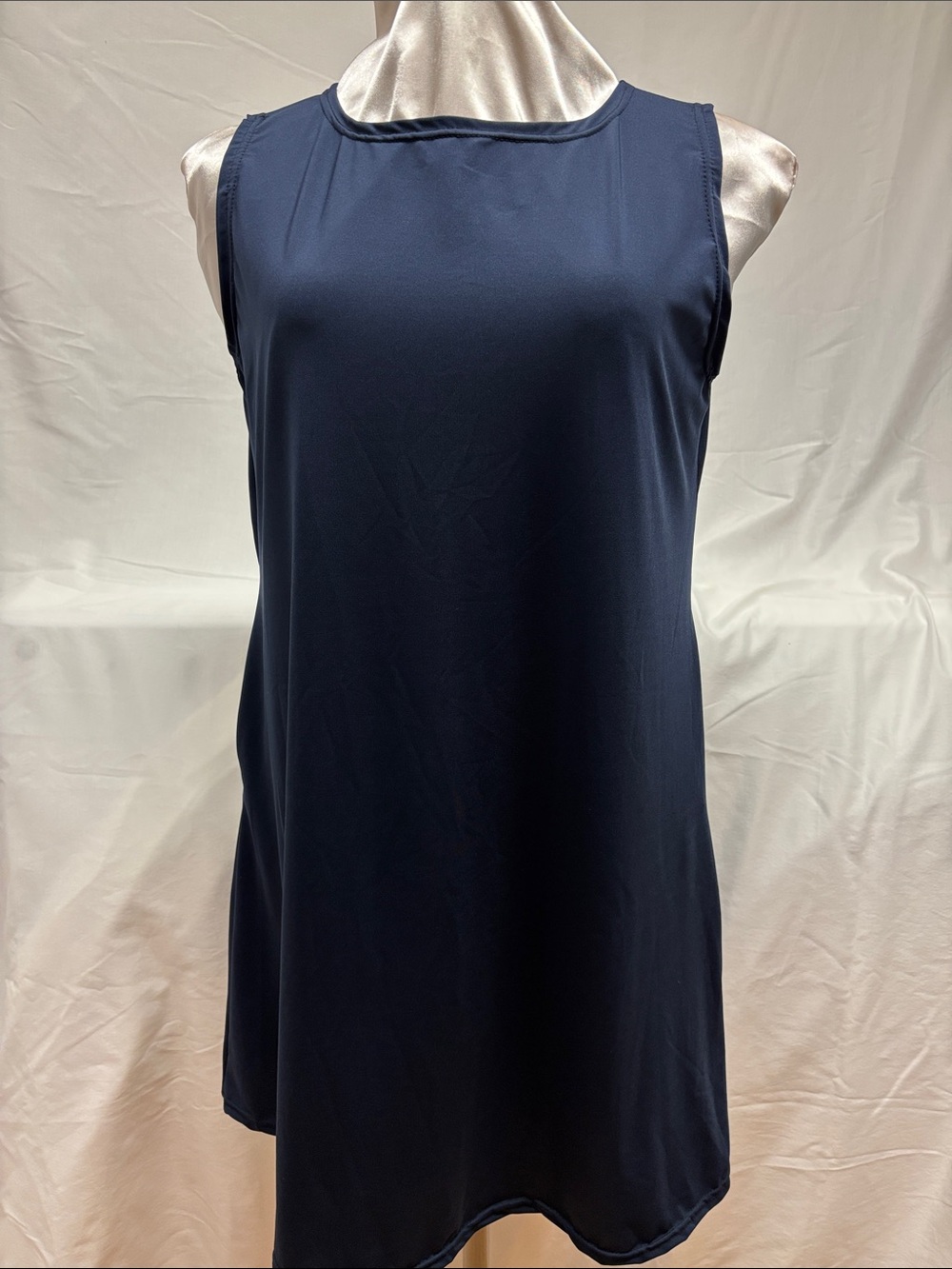 Women's Navy Mini Tank Dress